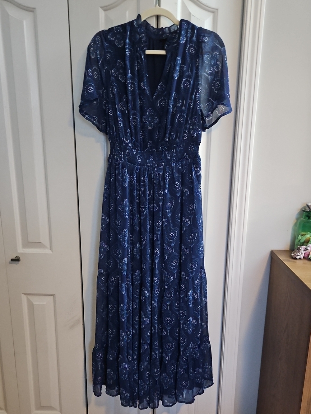 Torrid Navy Floral-Print Maxi Dress